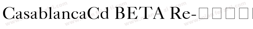 CasablancaCd BETA Re字体转换